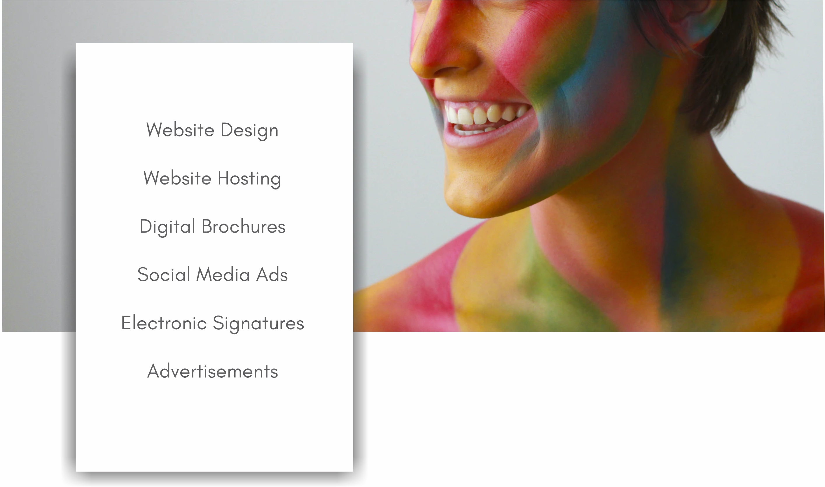 web header